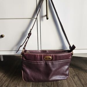 Etienne Aigner Vintage Burgundy Shoulder Bag